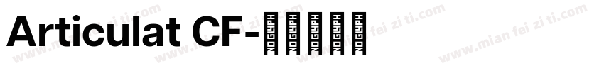 Articulat CF字体转换